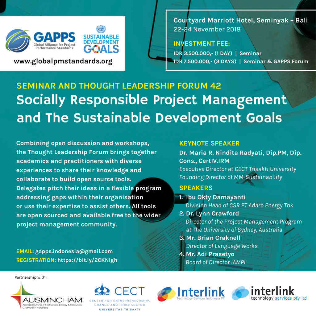 gapps socialy responsible project management and the sustainable development goals