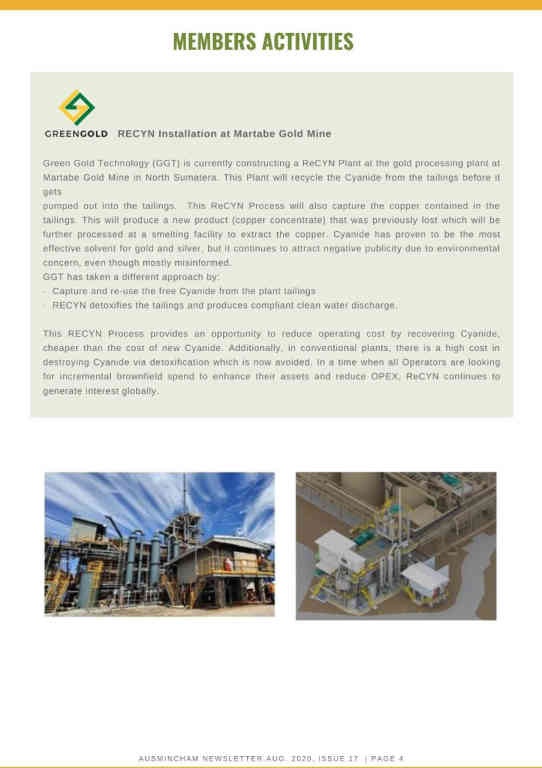 member activites green gold